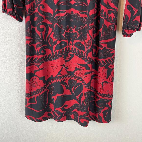 Anthropologie Uncle Frank Jersey Dress Womens XS Floral Stretch Whimsigoth - Picture 2 of 9